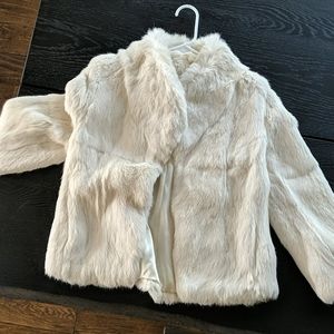 Real rabbit fur jacket